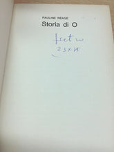 Carica l'immagine nel visualizzatore di Gallery, STORIA DI O P. RÉAGE BOMPIANI 1971 O677