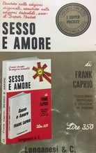 Carica l'immagine nel visualizzatore di Gallery, SESSO E AMORE F. CAPRIO LONGANESI V225