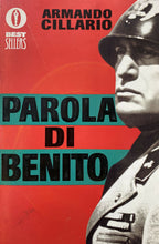 Carica l'immagine nel visualizzatore di Gallery, PAROLA DI BENITO A. CILLARIO W401