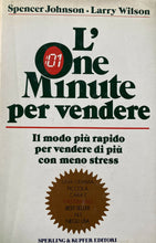 Carica l'immagine nel visualizzatore di Gallery, L’ONE MINUTE PER VENDERE S. JOHNSON L. WILSON Y03