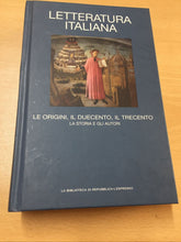 Carica l'immagine nel visualizzatore di Gallery, LETTERATURA ITALIANA LE ORIGINI, IL DUECENTO, IL TRECENTO AB311