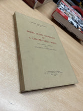 Carica l'immagine nel visualizzatore di Gallery, POEMA LATINO ANEPIGRAFO SU S. GIACOMO DELLA MARCA G. B. PETRUCCI (sec. XV) BD34