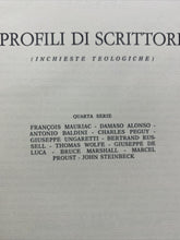 Carica l'immagine nel visualizzatore di Gallery, PROFILI DI SCRITTORI INCHIESTE TEOLOGICHE QUARTA SERIE BD39