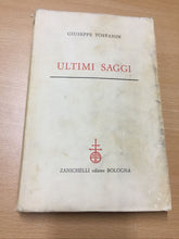 Carica l'immagine nel visualizzatore di Gallery, ULTIMI SAGGI GIUSEPPE TOFFANIN AB381