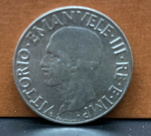 Carica l'immagine nel visualizzatore di Gallery, ITALIA 1939 MONETA LIRE 1 VITTORIO EMANUELE III
