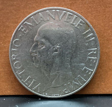 Carica l'immagine nel visualizzatore di Gallery, ITALIA 1939MONETA LIRE 1 VITTORIO EMANUELE III ERRORE DI CONIO (manca data)