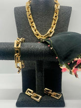 Carica l'immagine nel visualizzatore di Gallery, SET CATENA IN LEGA DORATA JEW03