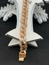 Carica l'immagine nel visualizzatore di Gallery, BRACCIALE DONNA STRASS col. ORO ROSA JEW21