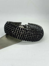 Carica l'immagine nel visualizzatore di Gallery, BRACCIALE DONNA STRASS col. NERO JEW30