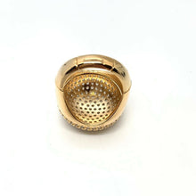 Carica l'immagine nel visualizzatore di Gallery, ANELLO DONNA REGOLABILE ZIRCONI col. ORO JEW40