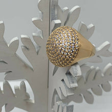 Carica l'immagine nel visualizzatore di Gallery, ANELLO DONNA REGOLABILE ZIRCONI col. ORO JEW40