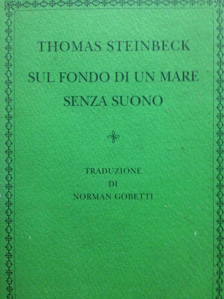Sul Fondo Di Un Mare Senza Suono - Thomas Steinbeck