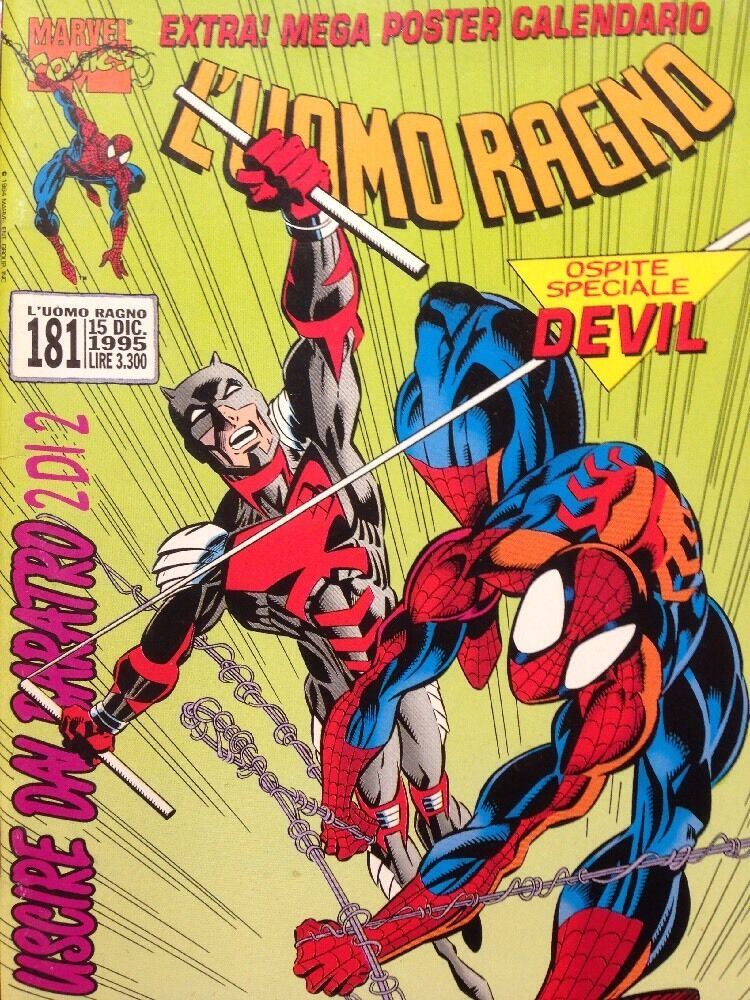 L'uomo Ragno N.181 Marvel Con Poster Calendario