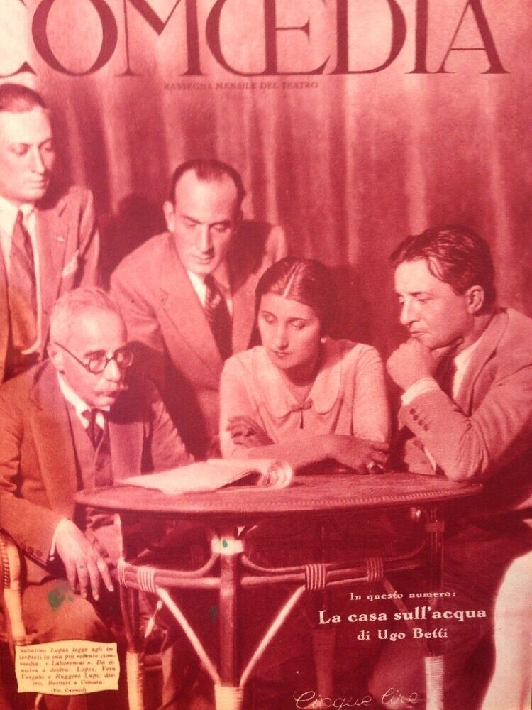 Comedia Rassegna Mensile Di Teatro VII 1929