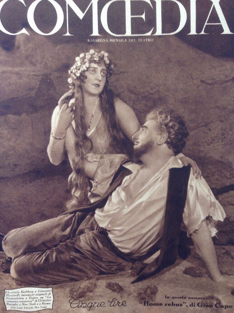 Comedia Rassegna Mensile Di Teatro Aprile/Maggio 1929