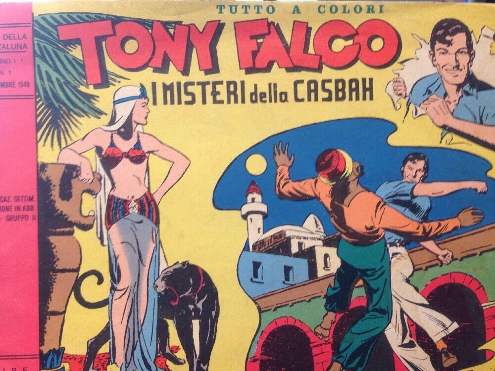 Tony Falco Ristampa N.1 Albo Della Mezzaluna