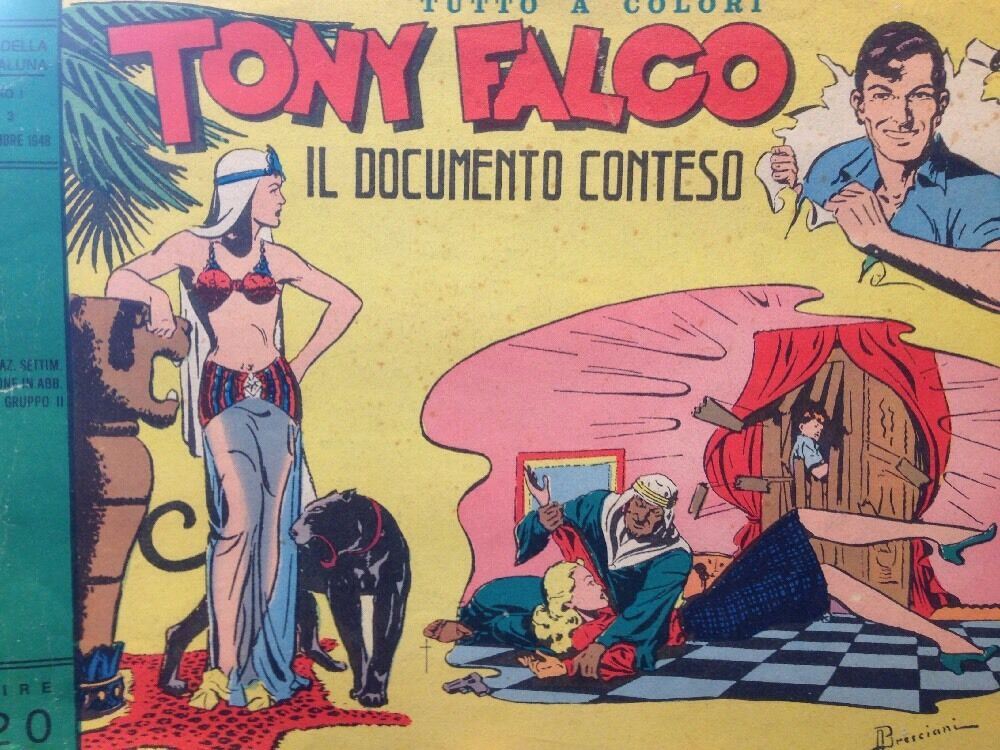 Tony Falco N.3 Albi Della Mezzaluna Ristampa