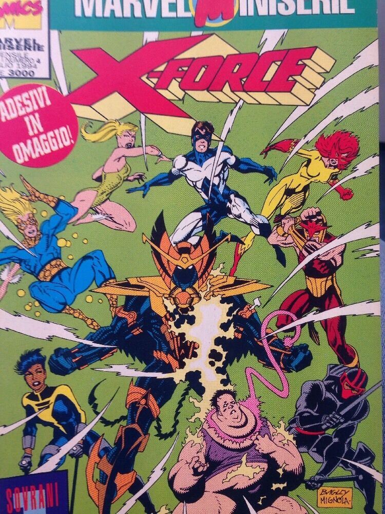 Marvel Miniserie N.4 X-Force Con Adesivi