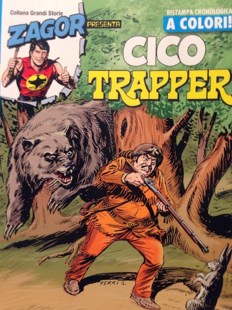 Cico Ristampa Cronologica A Colori Cico Trapper