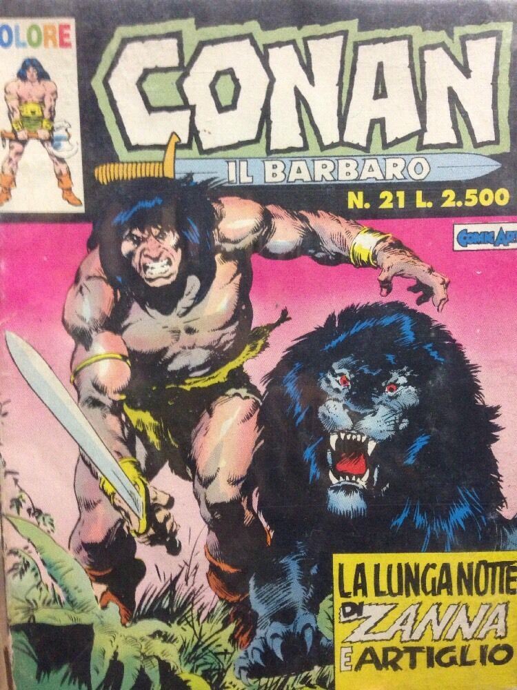Conan Il Barbaro Colore N.21 Comic Art