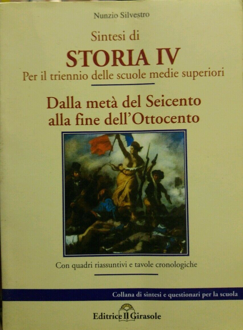 Sintesi di storia IV per le superiori