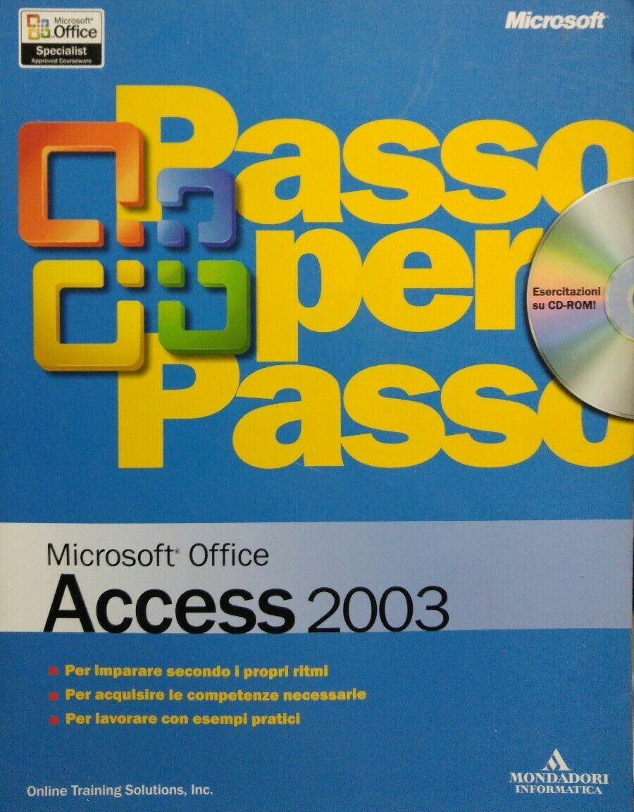 PASSO PER PASSO MICROSOFT OFFICE ACCESS 2003 CON CD ROM