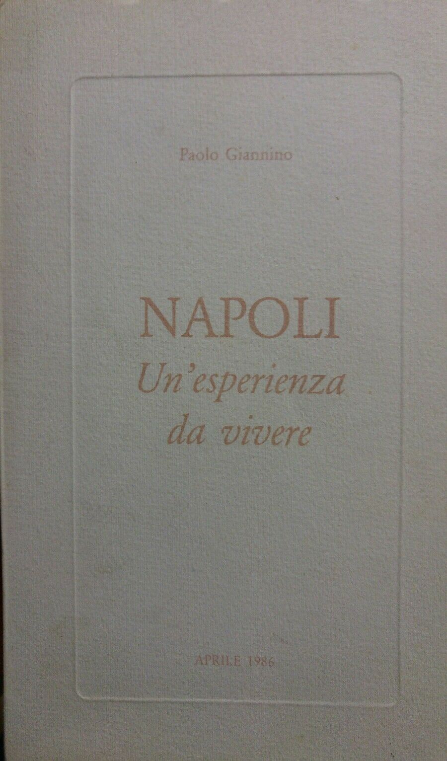 NAPOLI UN'ESPERIENZA DA VIVERE P. GIANNINO