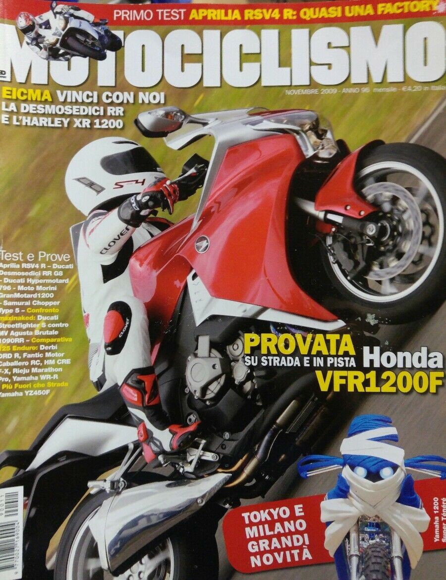 MOTOCICLISMO NOVEMBRE 2009