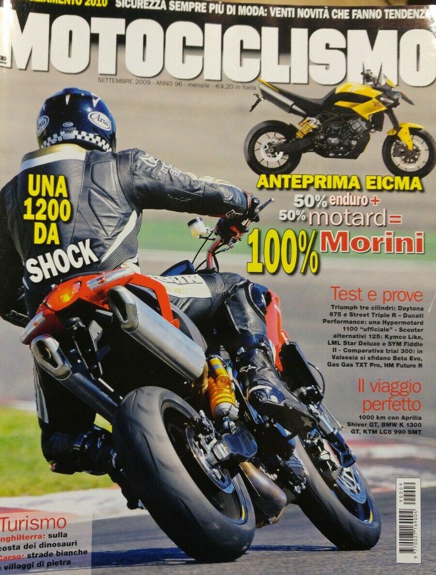 MOTOCICLISMO SETTEMBRE 2009