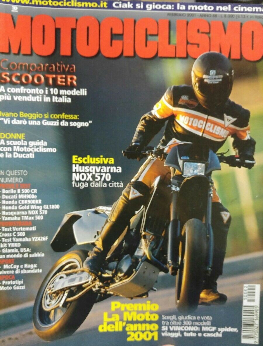 MOTOCICLISMO FEBBRAIO 2001