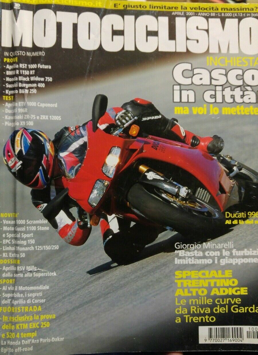 MOTOCICLISMO APRILE 2001