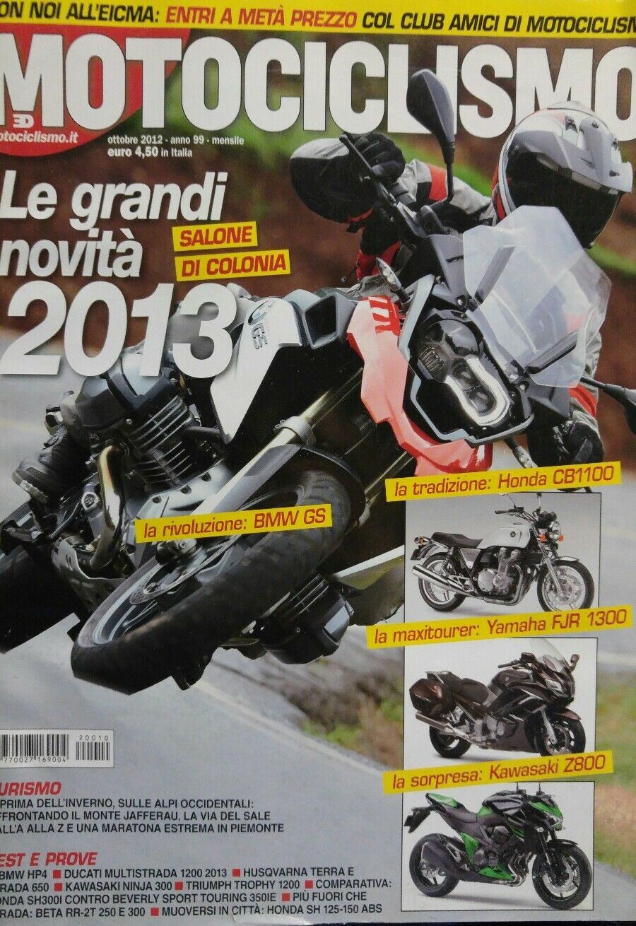 MOTOCICLISMO OTTOBRE 2012