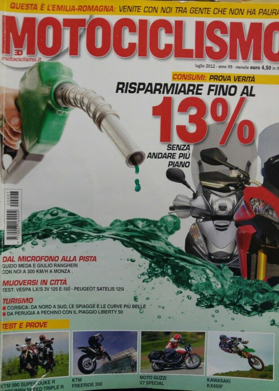 MOTOCICLISMO LUGLIO 2012