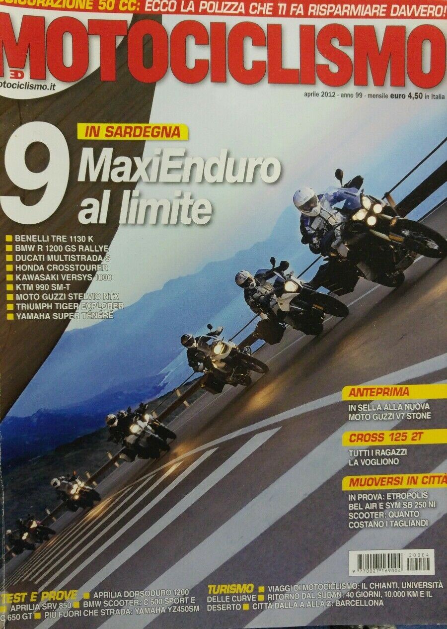 MOTOCICLISMO APRILE 2012