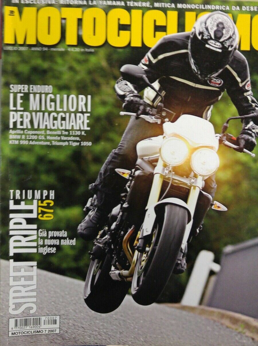 MOTOCICLISMO LUGLIO 2007