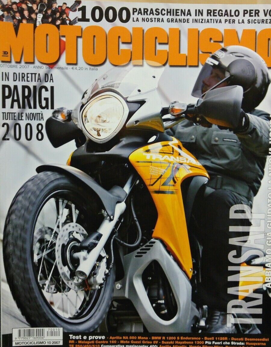 MOTOCICLISMO OTTOBRE 2007