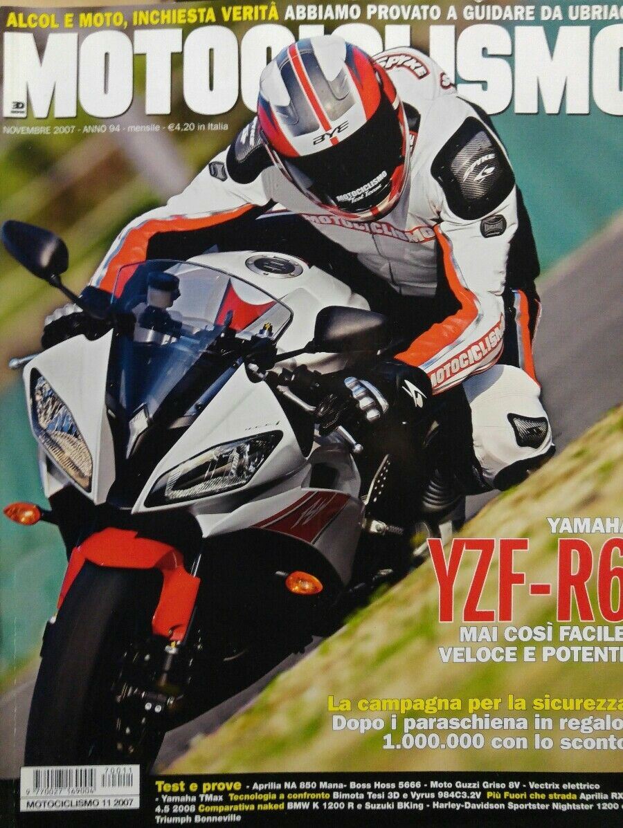 MOTOCICLISMO NOVEMBRE 2007