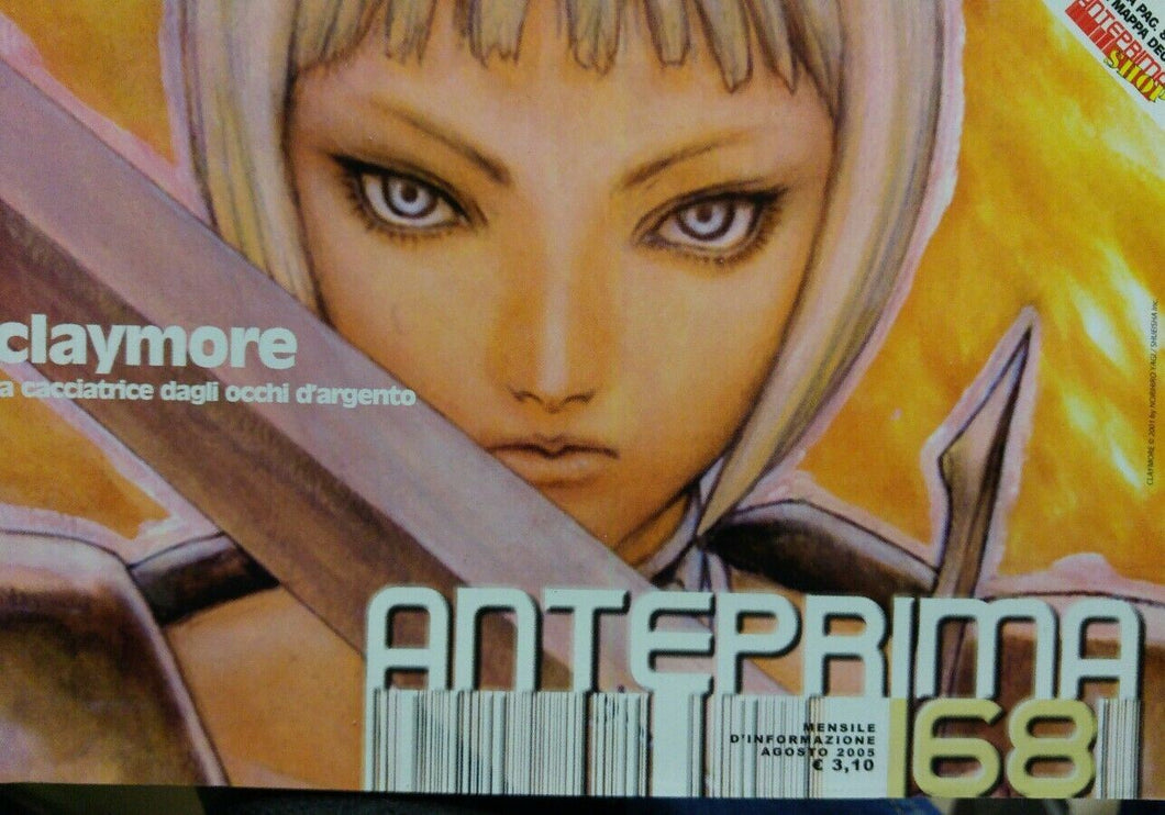 ANTEPRIMA PANINI N.168 CLAYMORE