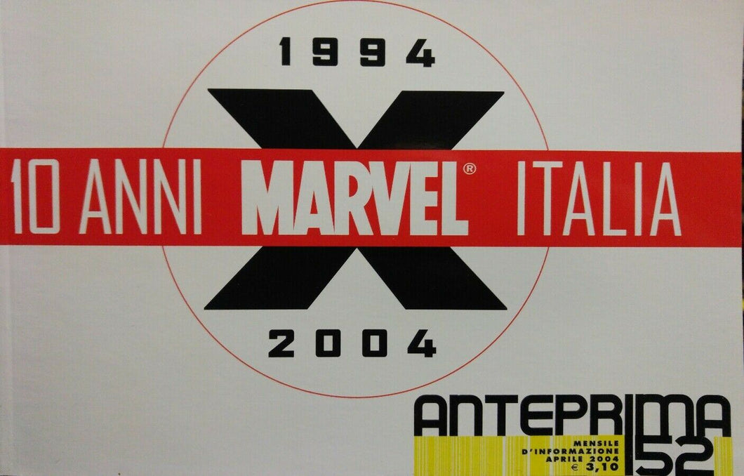 ANTEPRIMA PANINI N.152 10 ANNI MARVEL ITALIA
