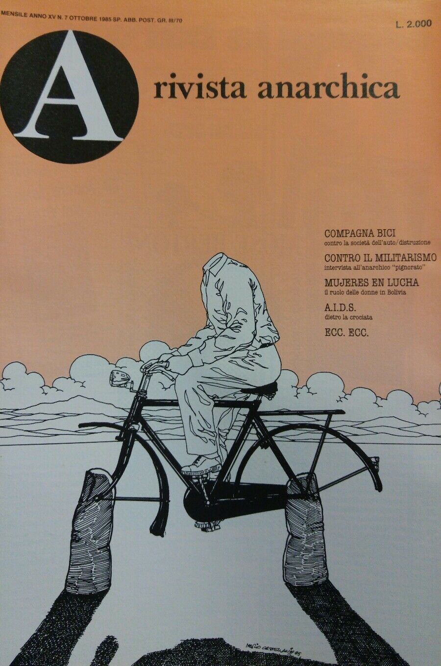 RIVISTA ANARCHICA N.7 1985