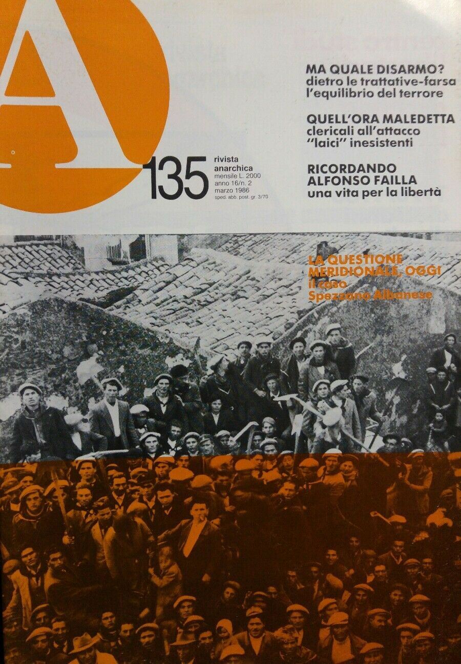 RIVISTA ANARCHICA N.135