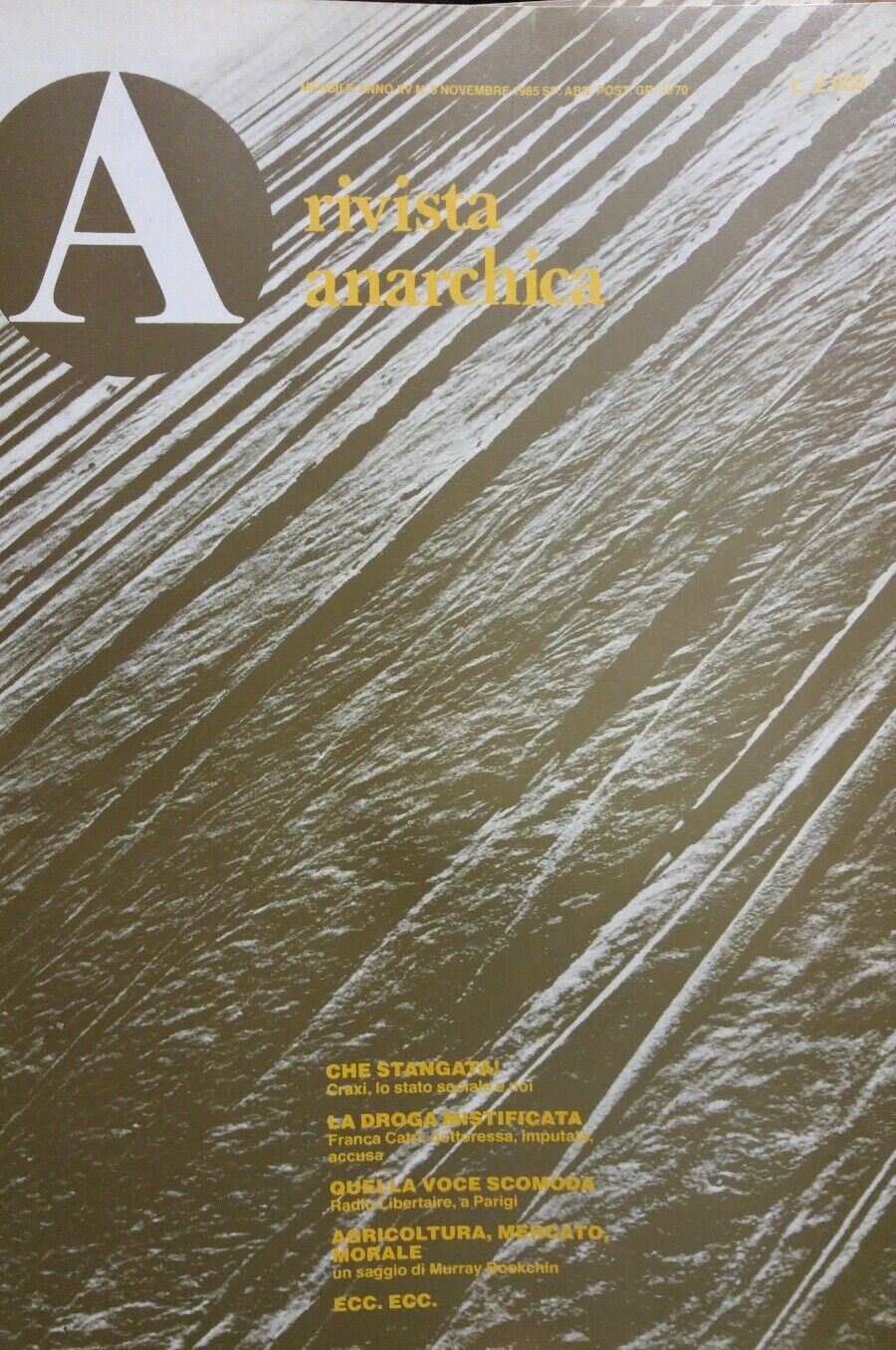 RIVISTA ANARCHICA N.132