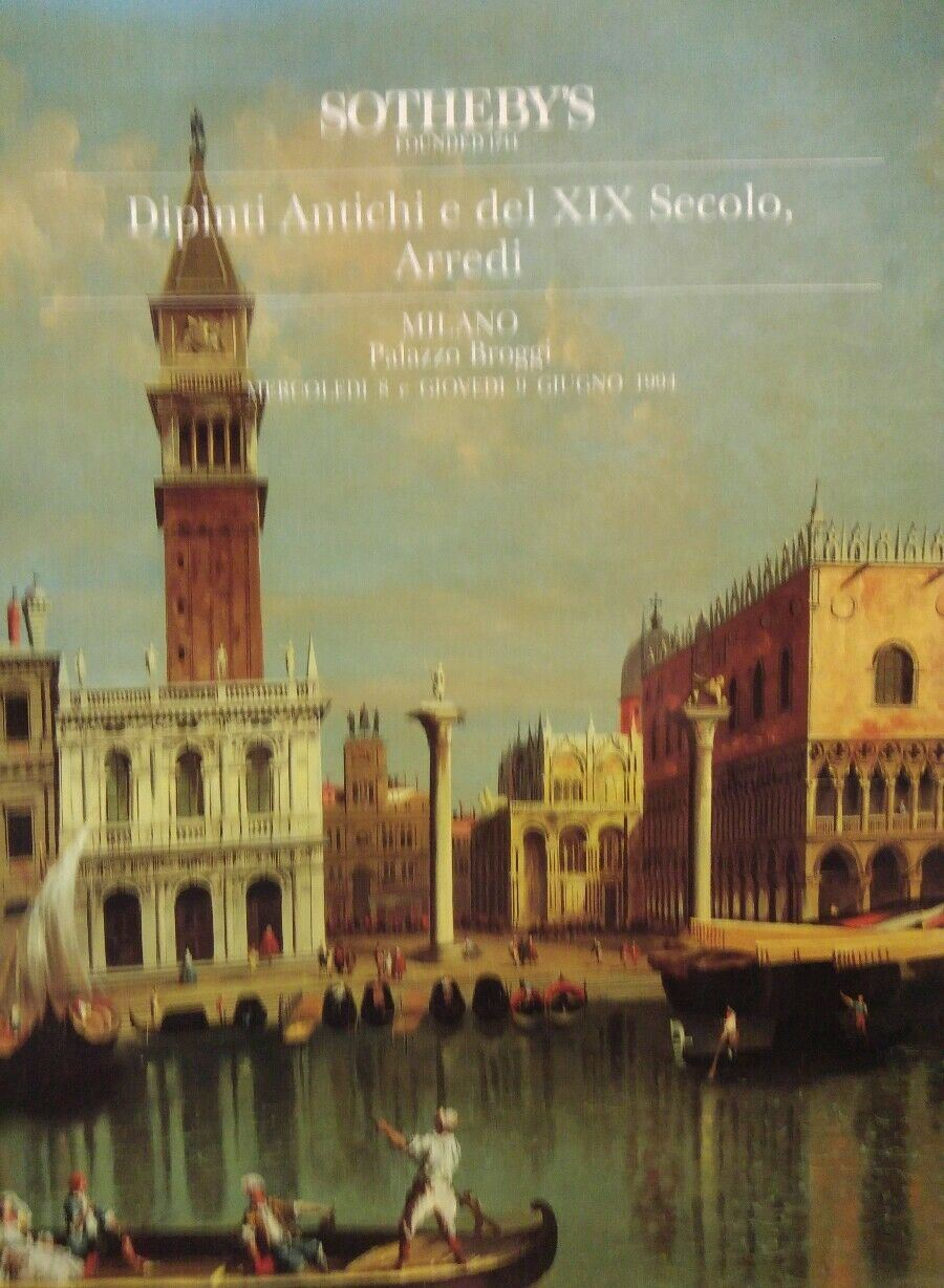 SOTHEBY'S DIPINTI ABTICHI E DEL XIX SECOLO ARREDI 8 E 9 GIUGNO 1994