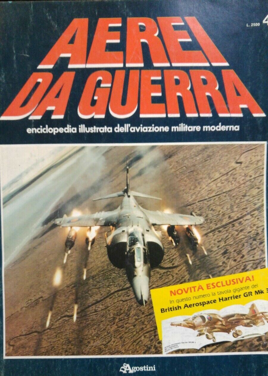 AEREI DA GUERRA N.4 BRITISH AEROSPACE HARRIER GR MK3