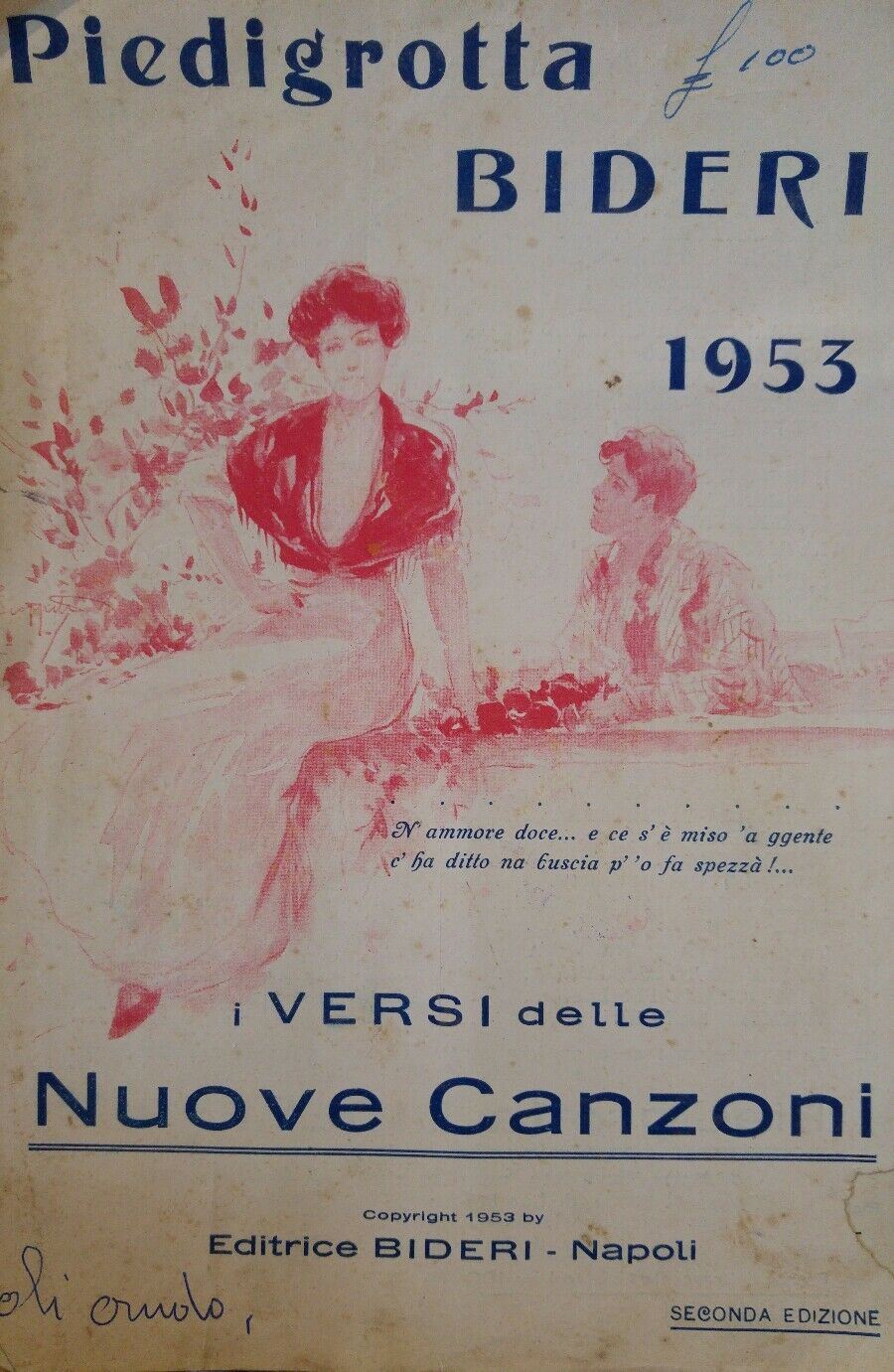 CANZONIERE PIEDIGROTTA 1953