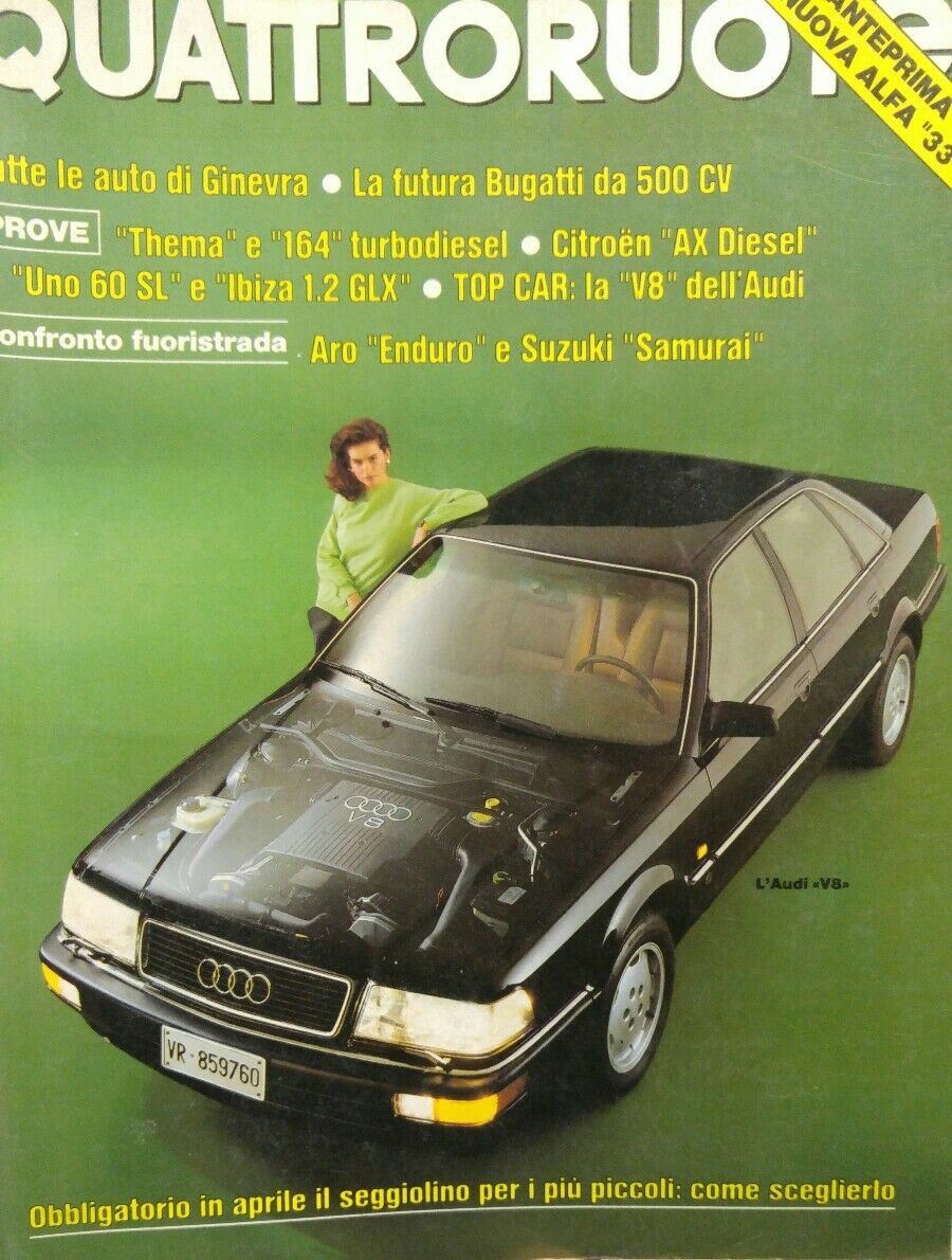 QUATTRORUOTE MARZO 1989 SALONE DI GINEVRA