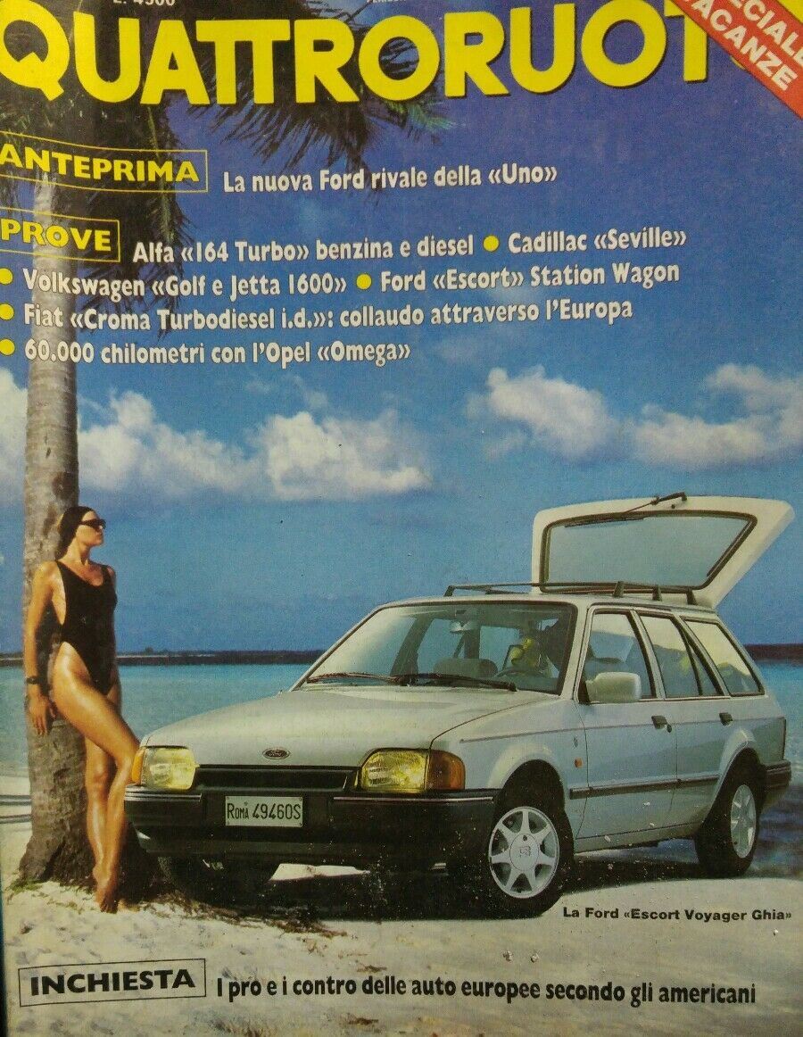 QUATTRORUOTE LUGLIO 1988