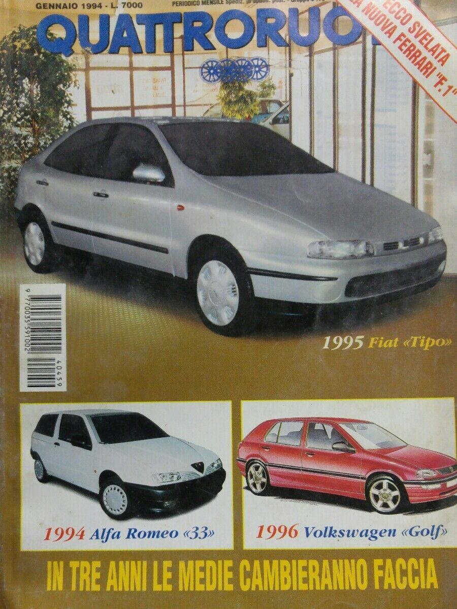 QUATTRORUOTE GENNAIO 1994