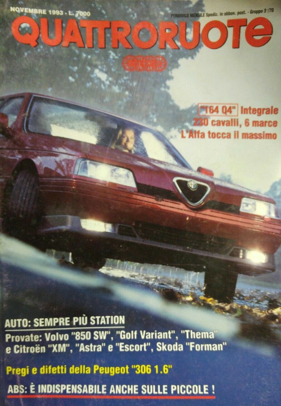 QUATTRORUOTE NOVEMBRE 1993