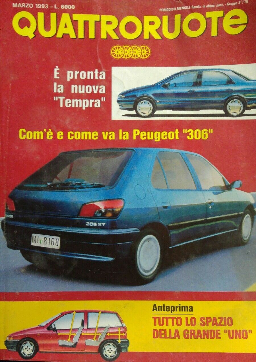 QUATTRORUOTE MARZO 1993
